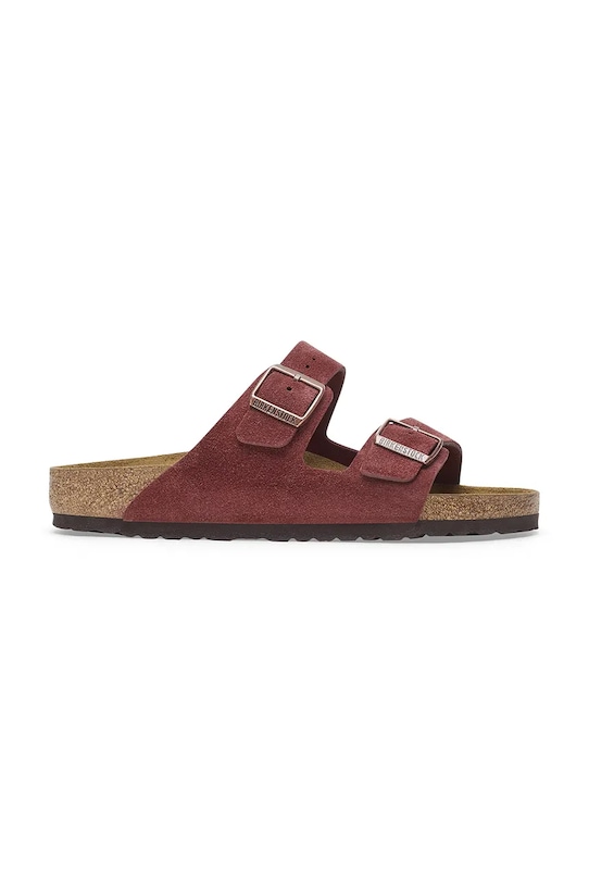 Birkenstock papuci din piele Arizona Planet friendly rosu 1028353
