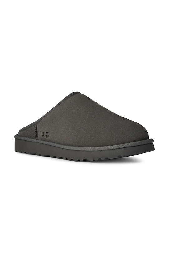 UGG kapcie zamszowe Classic Slip-On 1129290.MLF zielony AW25