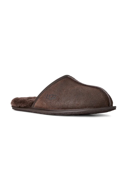 UGG pantofole in camoscio Scuff Leather Distressed 1171294.DDC marrone AW25