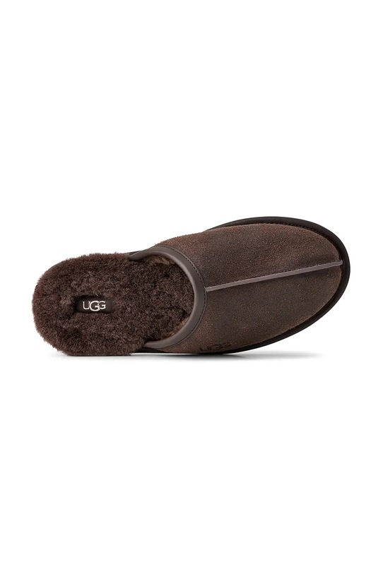 UGG pantofole in camoscio Scuff Leather Distressed 1171294.DDC marrone