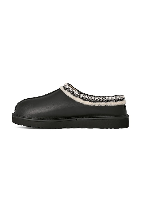 UGG papuci din piele Tasman Noir negru 1171303.BLK