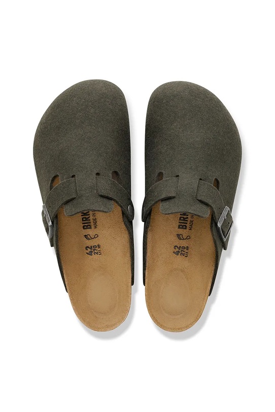 Birkenstock klapki Boston zielony 1030676.Thyme