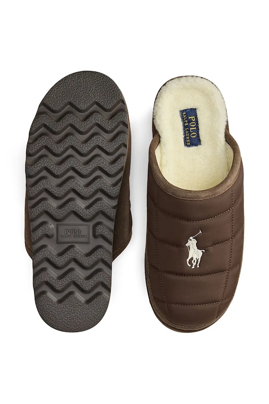Polo Ralph Lauren kapcie Reade Scuff Ii brązowy 843981610002.200