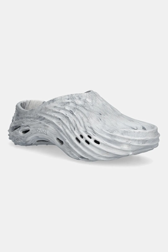 Crocs klapki Echo Watercolor Wave Clog szary 211811.066