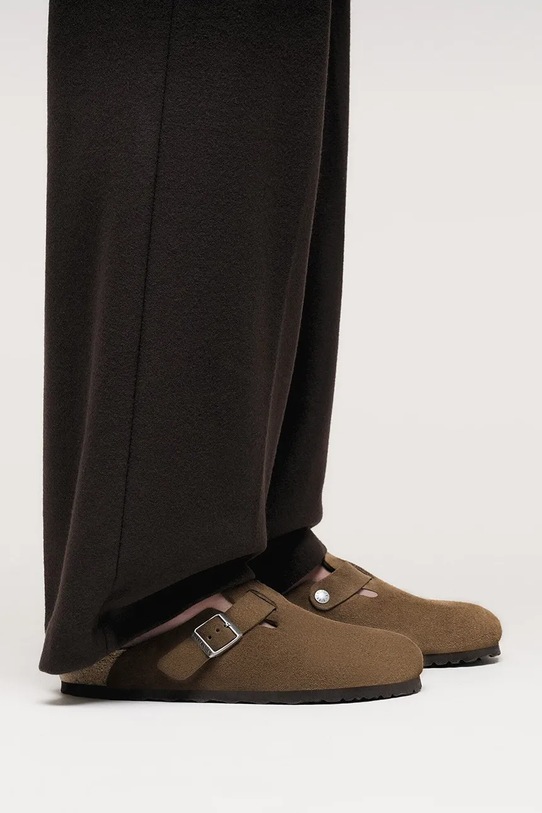 Birkenstock suede sliders Boston 1030814