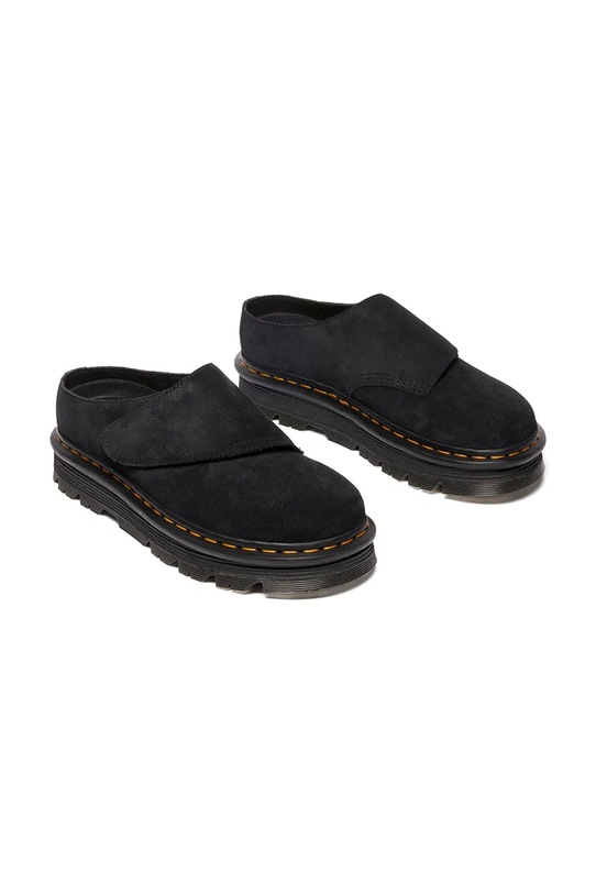Dr. Martens papuci din piele ZebZag AnyWair Mule DM41730001 negru AW25