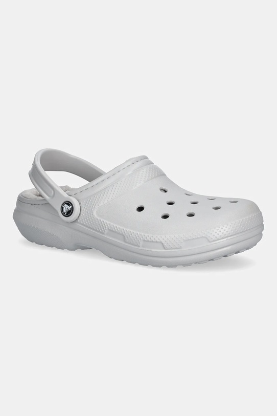 Crocs kapcie Classic Lined Clog szary 203591.1FT