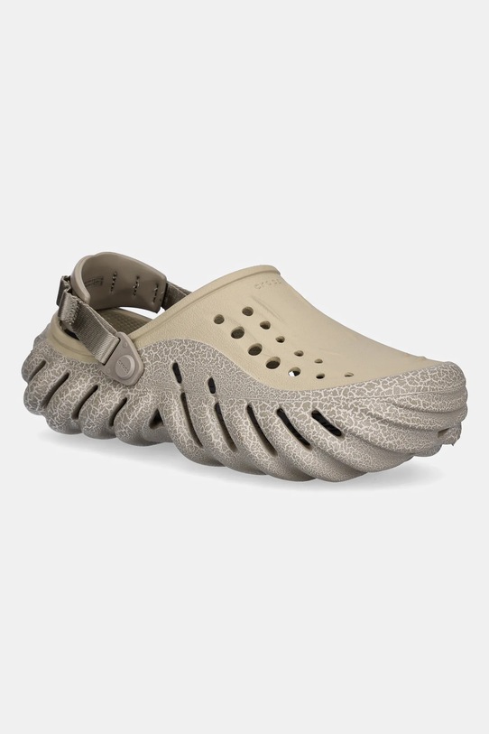 Crocs klapki Echo Crackle Clog pozostałe beżowy 211630.0LJ