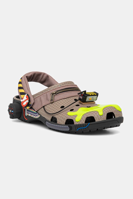 Crocs papuci Classic Ghostbusters Clog sintetic maro 211414.90H