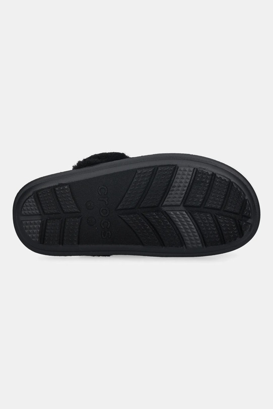 Crocs kapcie Classic Fuzz Scuff 212143.001 czarny