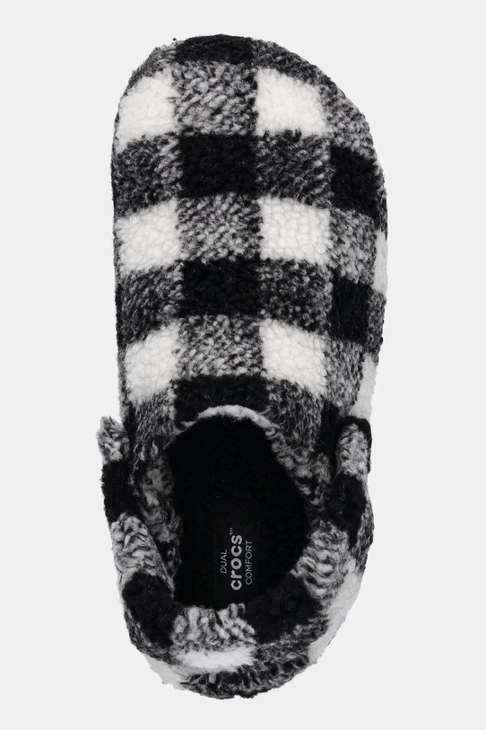 Crocs kapcie Classic Buff Check Cozzzy Slipper biały 210755.066