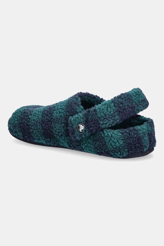 Obuwie Crocs kapcie Classic Buff Check Cozzzy Slipper 210755.3AZ granatowy