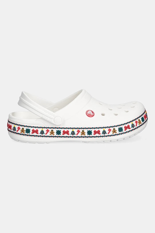 Crocs klapki Crocband Holiday Clog 211921.100 biały AW25