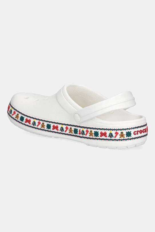 Obuwie Crocs klapki Crocband Holiday Clog 211921.100 biały