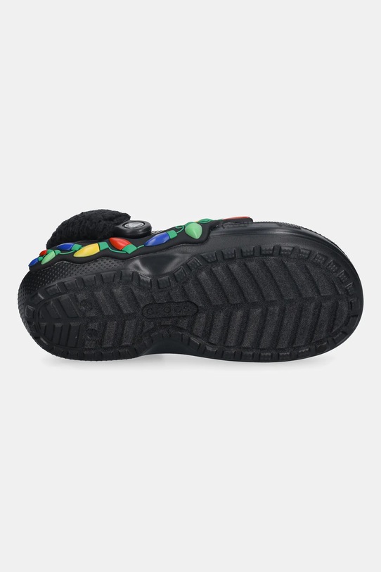 Crocs kapcie Classic Lined Holiday Lights Clog 212054.0C4 czarny