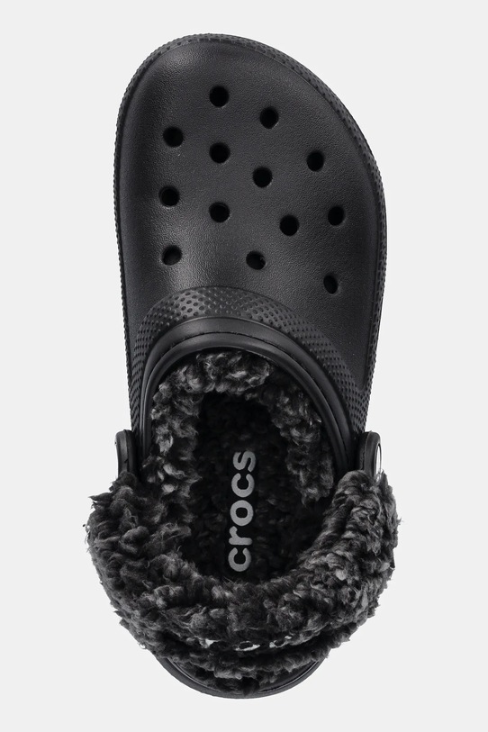 Crocs kapcie Classic Fleece Lined Clog czarny 211396.001