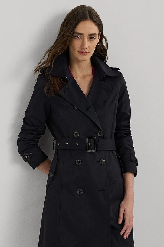 Odzież Lauren Ralph Lauren płaszcz 297951255 granatowy