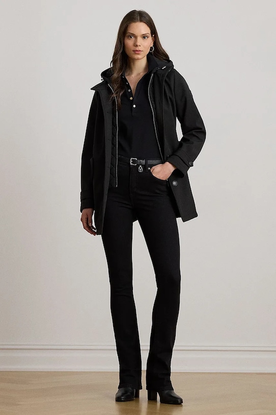 Odzież Lauren Ralph Lauren płaszcz 297979515 czarny
