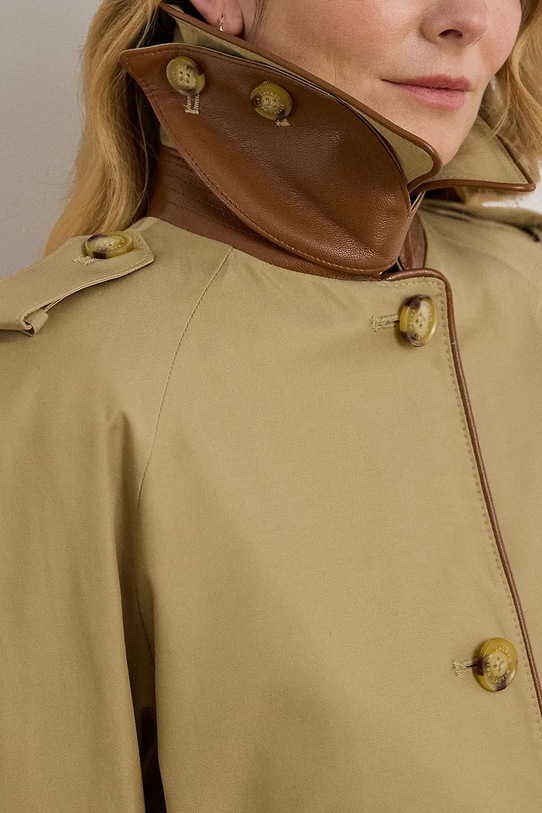 Lauren Ralph Lauren płaszcz beżowy 297979525