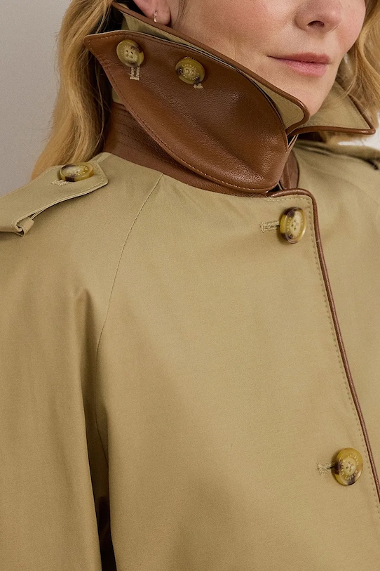 Пальто Lauren Ralph Lauren бежевый 297979525