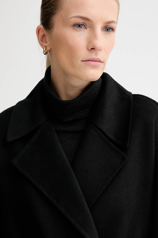 Пальто с добавлением шерсти Calvin Klein чёрный LV040WL571