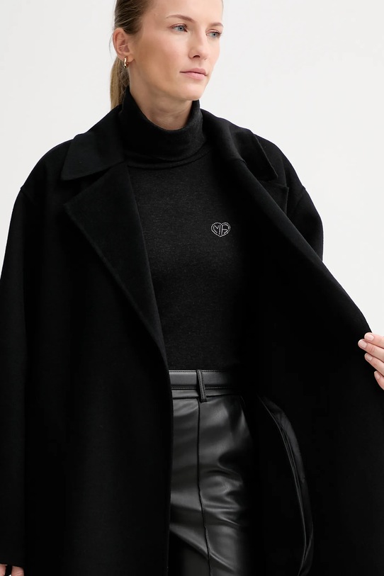 Calvin Klein płaszcz z dodatkiem wełny LV040WL571