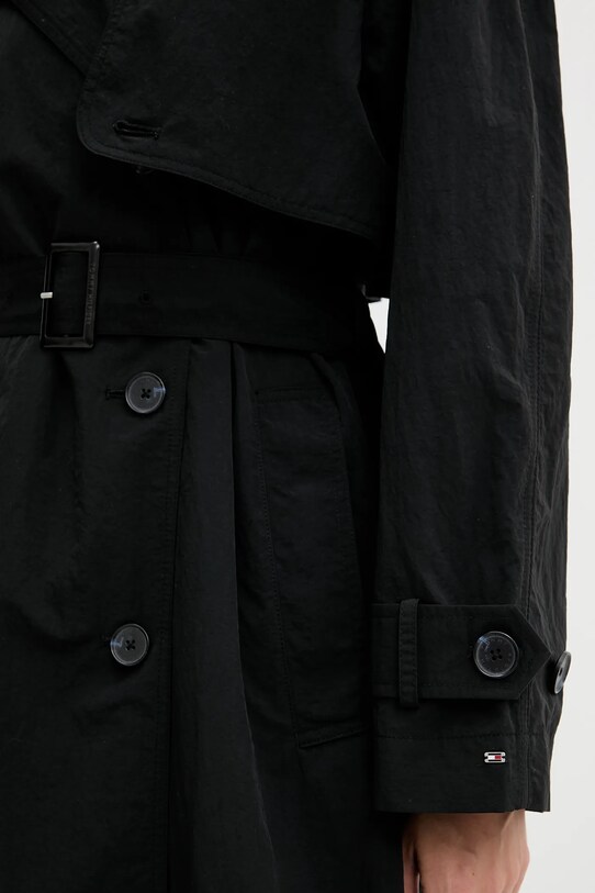 Trench kabát Tommy Hilfiger WW0WW45632 černá