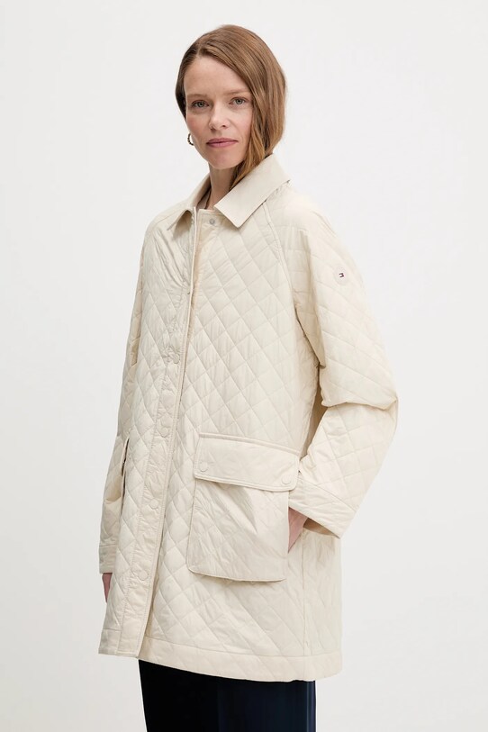 Tommy Hilfiger geacă cu captuseala bej WW0WW46448