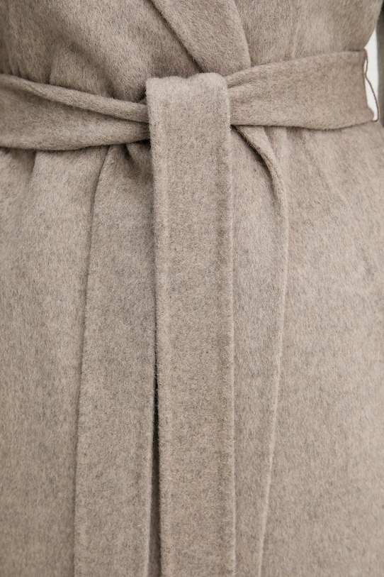 Vlněný kabát BOSS Cotaz_DF 50541513 béžová