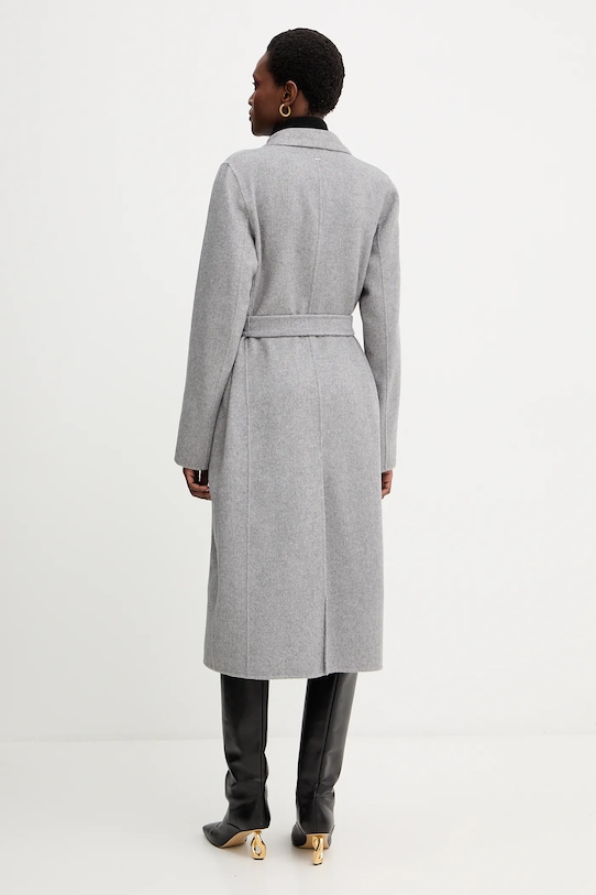 Одежда Шерстяное пальто BOSS 50541513 серый