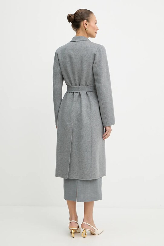 Odzież BOSS płaszcz wełniany 50541513 szary