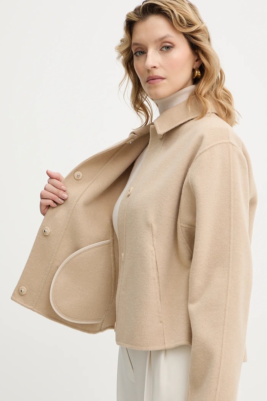 BOSS płaszcz wełniany 50543170