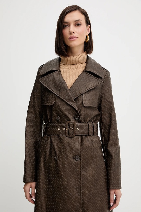 Пальто Guess CARMEN коричневый W5YL32.WHGT0