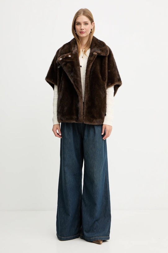 Prsluk Pinko 103837.A2PI smeđa AW25