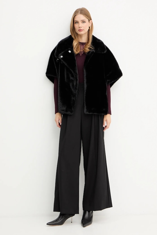 Αμάνικο μπουφάν Pinko 103837.A2PI μαύρο AW25