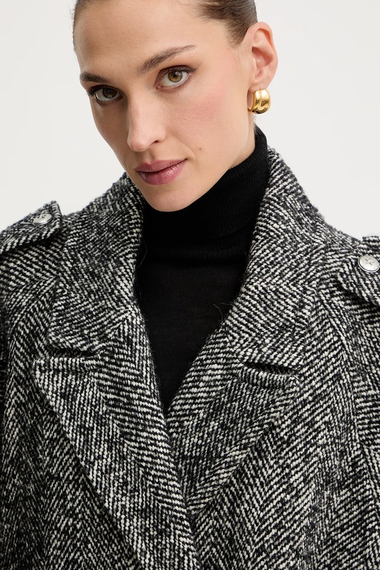 Pinko cappotto con lana grigio 105562.A2SE