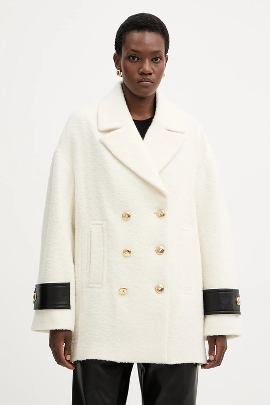 Παλτό από μείγμα μαλλιού Pinko oversize μπεζ 105559.A2SH