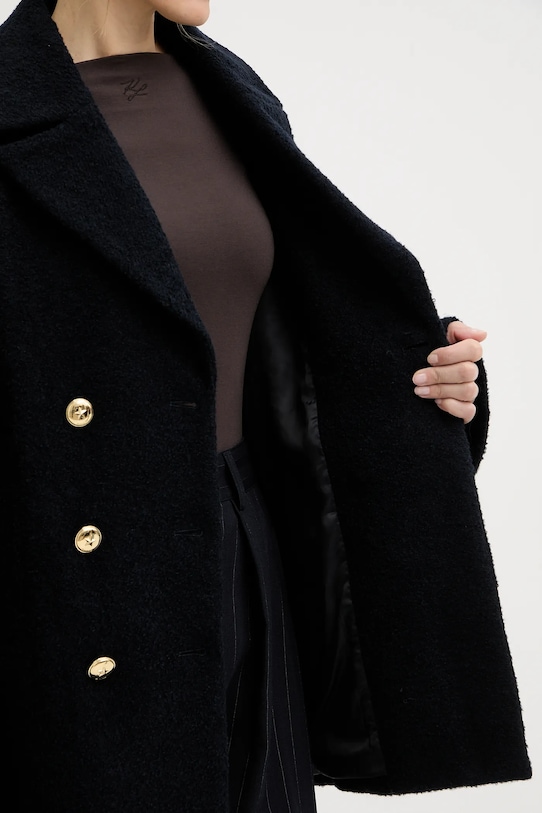 Pinko płaszcz z domieszką wełny 105559.A2SH