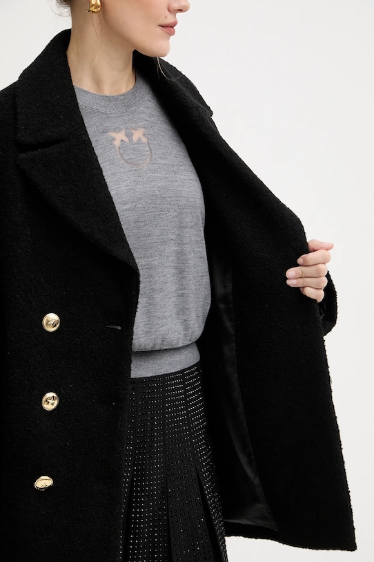 Pinko płaszcz z domieszką wełny 105559.A2SH