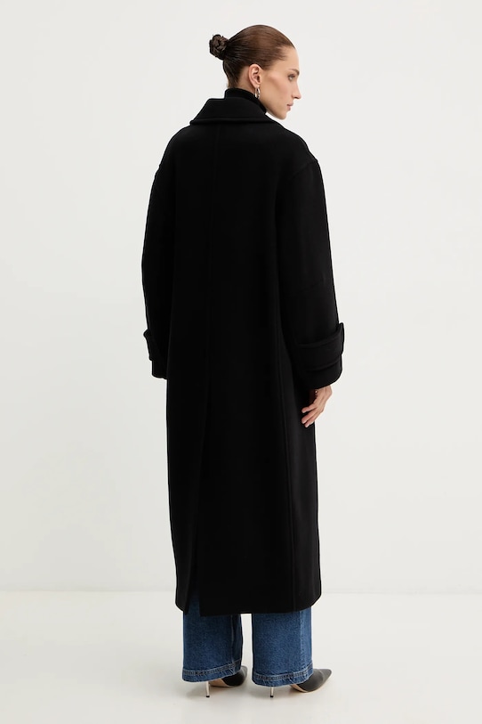 Îmbrăcăminte Pinko haină cu lână 105770.A2SM negru