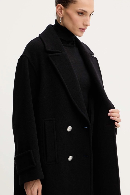 Pinko płaszcz z dodatkiem wełny 105770.A2SM
