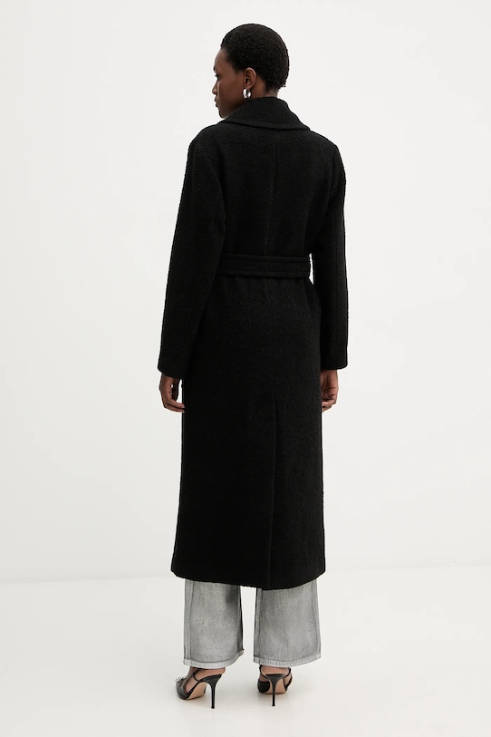 Ruházat Pinko kabát gyapjúkeverékből 105695.A2UB fekete