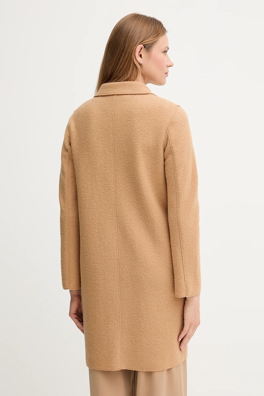 Odzież OUI płaszcz wełniany 79918 beżowy