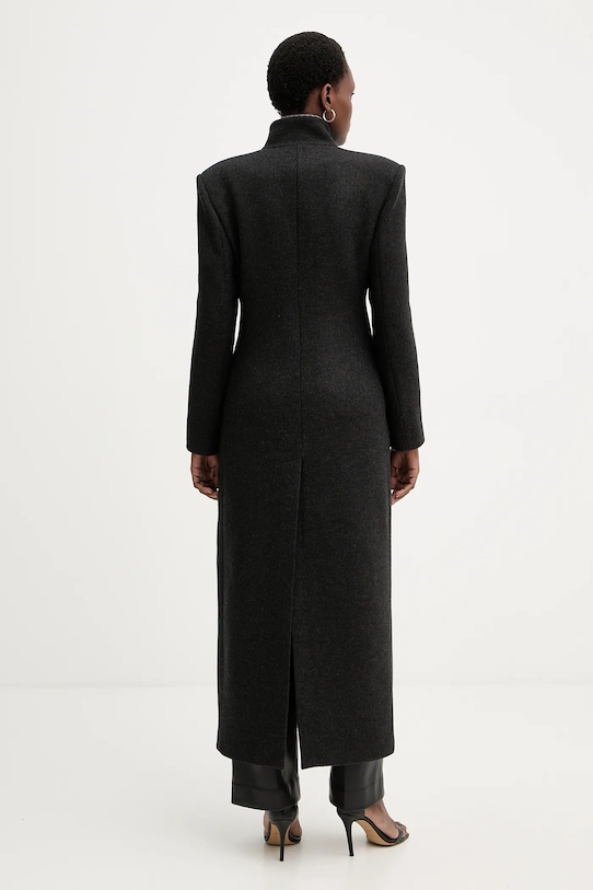 Odzież Pinko płaszcz z dodatkiem wełny 106123.A30G czarny