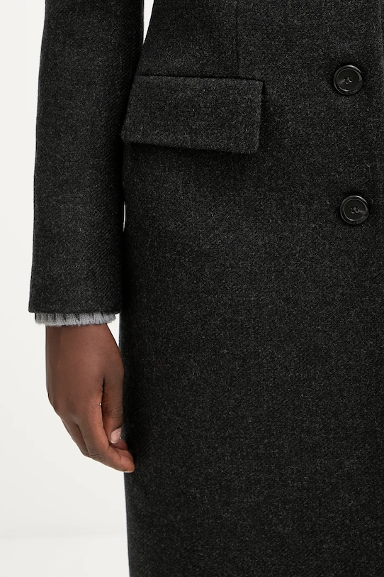 Pinko płaszcz z dodatkiem wełny 106123.A30G czarny