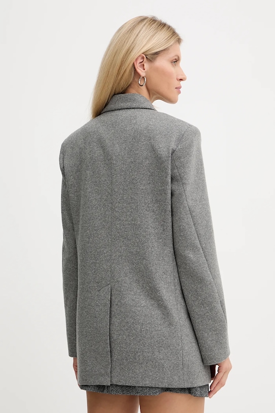 Odzież Pinko płaszcz z dodatkiem wełny 106099.A2ZU szary
