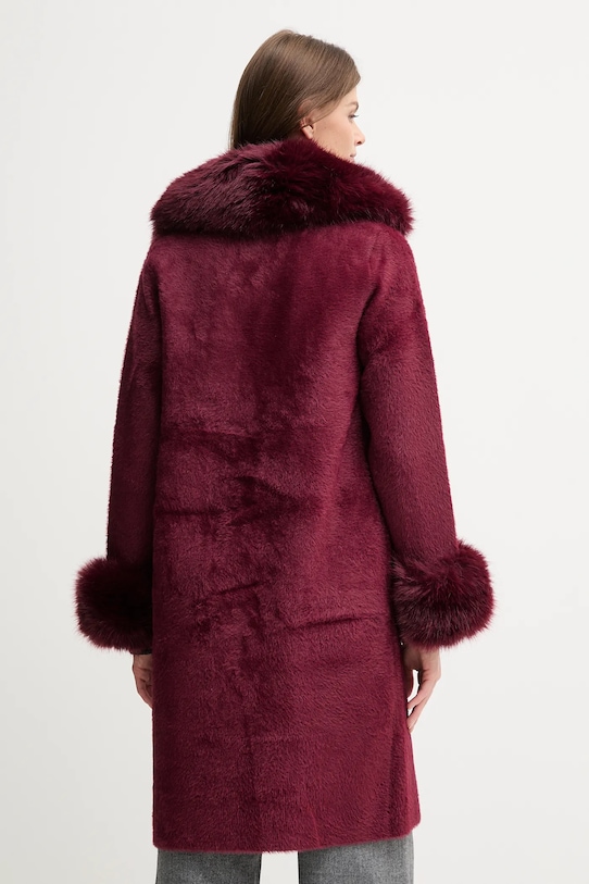Odzież Joseph Ribkoff płaszcz 243923F25 bordowy