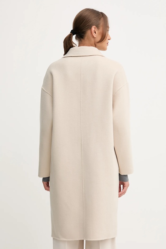 Одежда Пальто с шерстью United Colors of Benetton 28F7DN082 бежевый