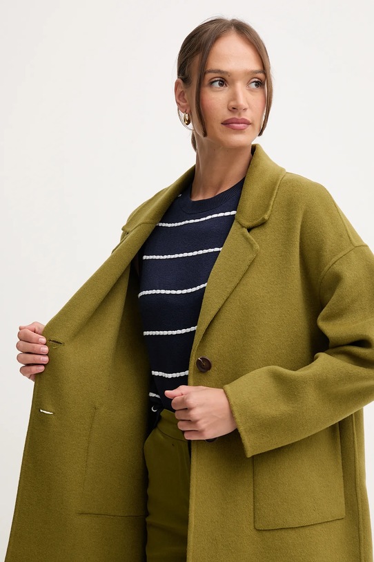 Пальто з вовною United Colors of Benetton 28F7DN082
