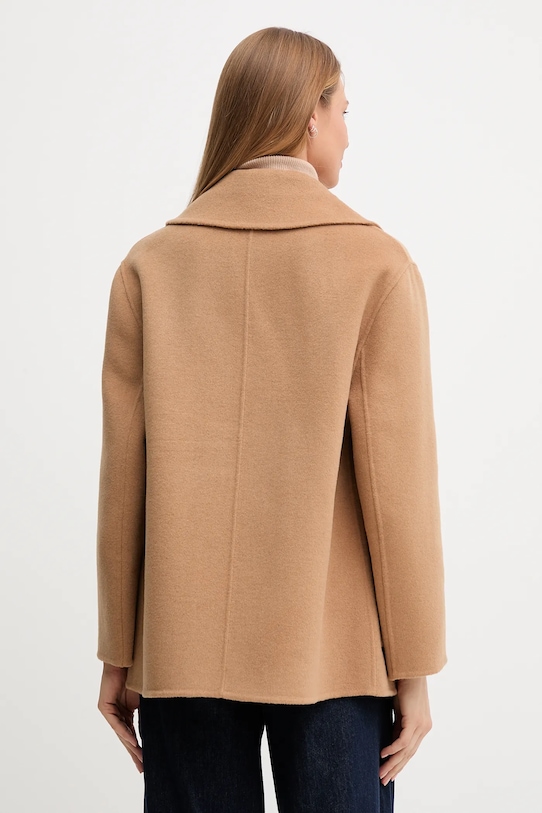 Oblečenie Vlnený kabát United Colors of Benetton 28F7DN083 hnedá